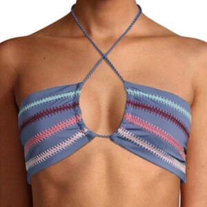 NWT Dolce Vita Kokomo Embroidered Bandeau Bikini Top- Size XS